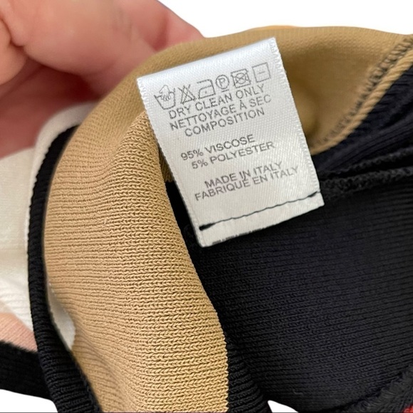 Elie Saab Sleevless Colorblock Colorful Dress size 40 US size 8 Bodycon - Picture 2 of 8